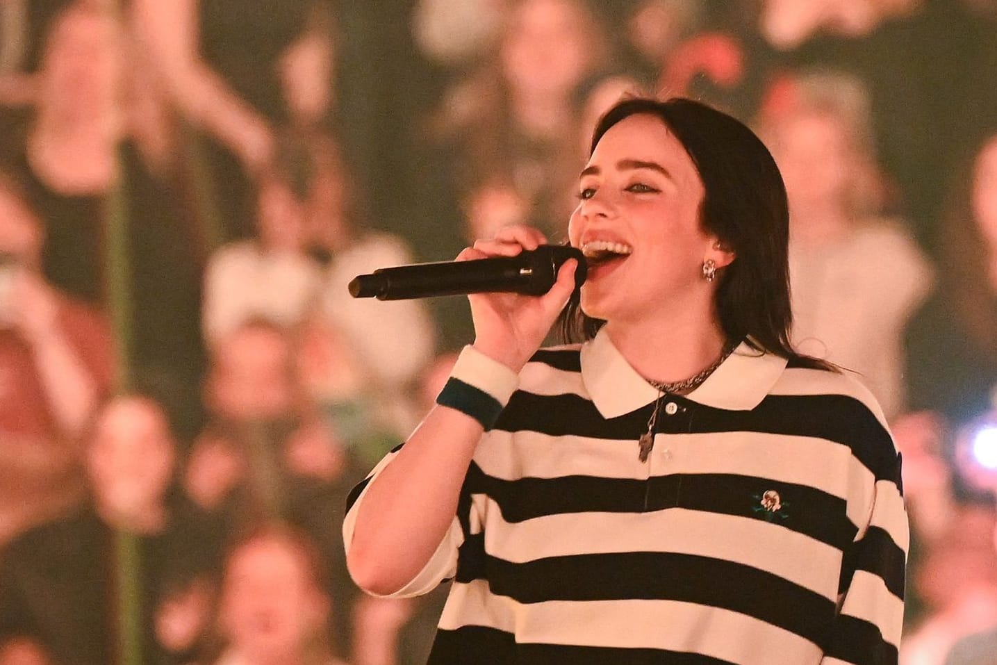 Billie Eilish bei ihrem Auftritt in Schweden Ende April (Archivbild): Auch in Hannover begeisterte sie ihre Fans mit Authentizität.