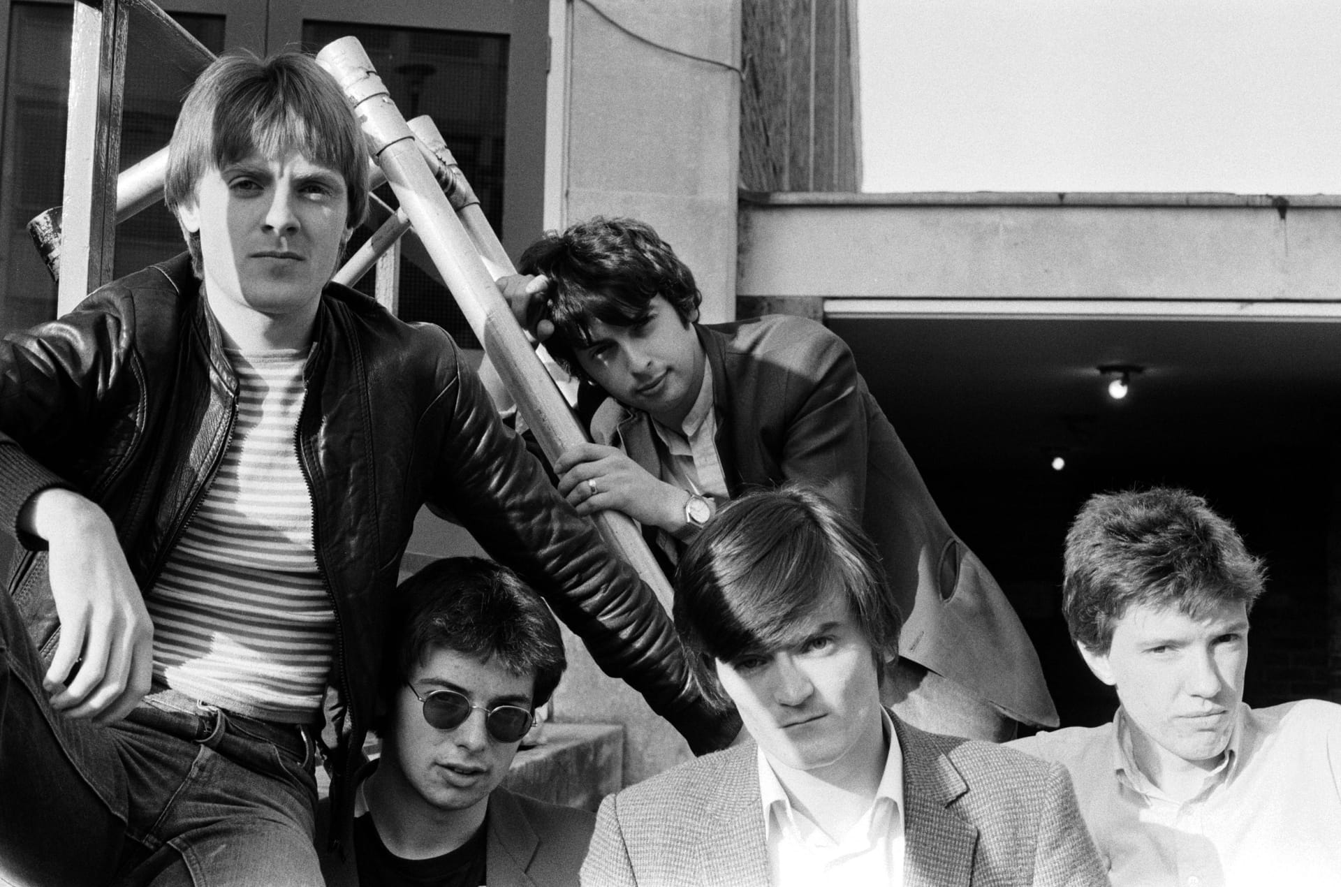 Die nordirische Rockband The Undertones im Jahr 1981.