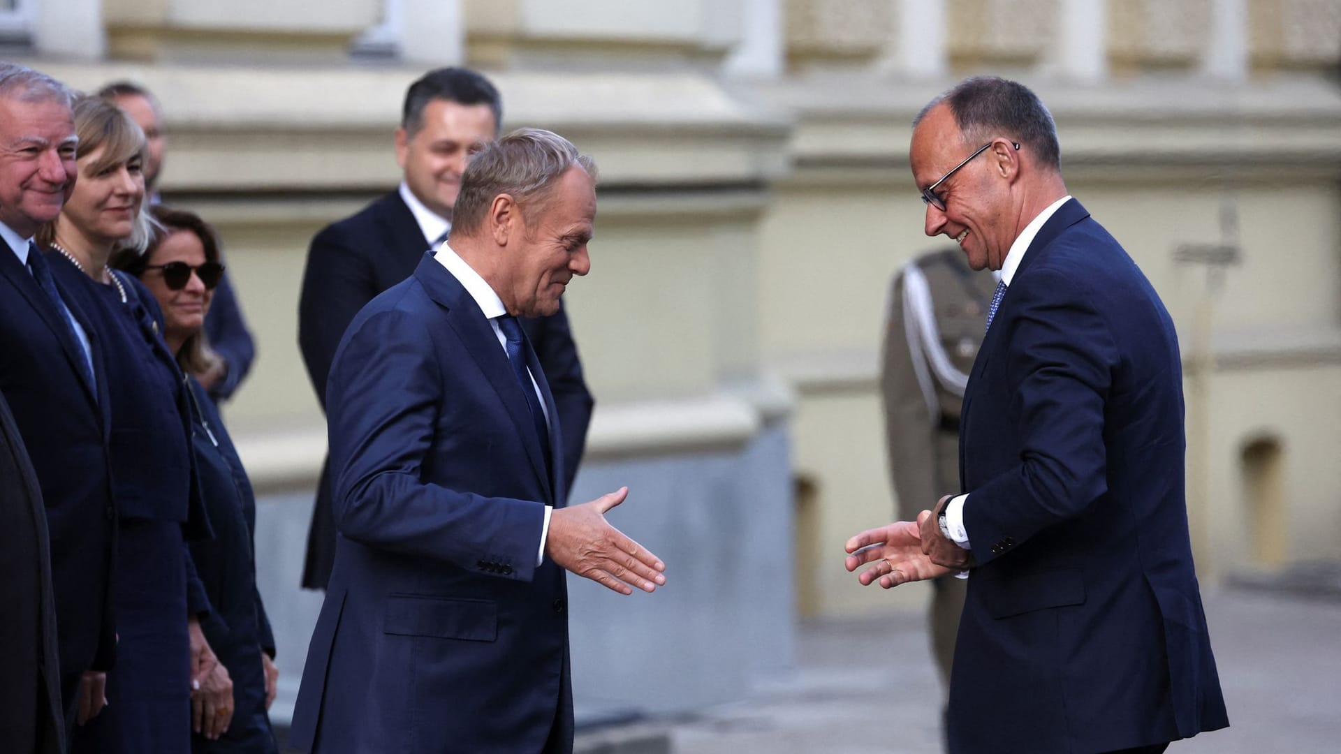 German Chancellor Merz visits Poland