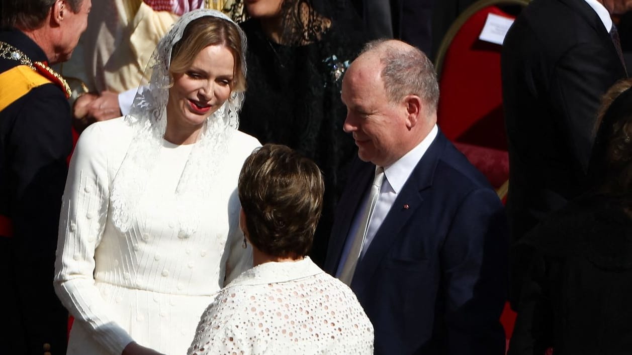 Fürstin Charlène und Fürst Albert: Das royale Paar nahm an der Amtseinführung von Papst Leo XIV. teil.