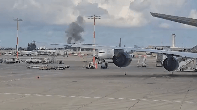 Raketeneinschlag am Flughafen Ben Gurion bei Tel Aviv: Das Geschoss wurde aus dem Jemen abgefeuert.