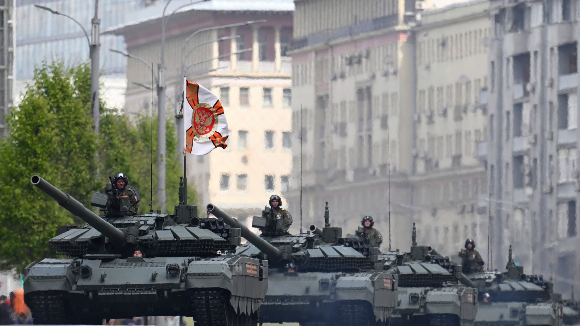 Vor dem Tag des Sieges in Russland