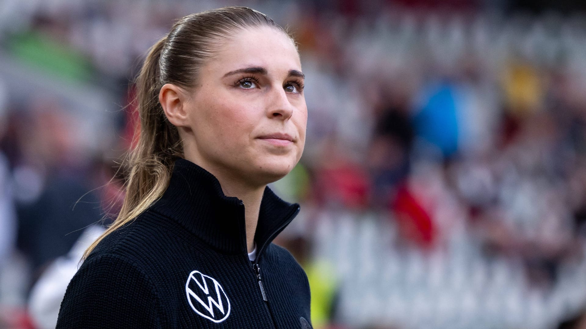 Jule Brand im Dress der Nationalmannschaft: Auf Vereinsebene wechselt die Mittelfeldspielerin nach drei Jahren die Farben.