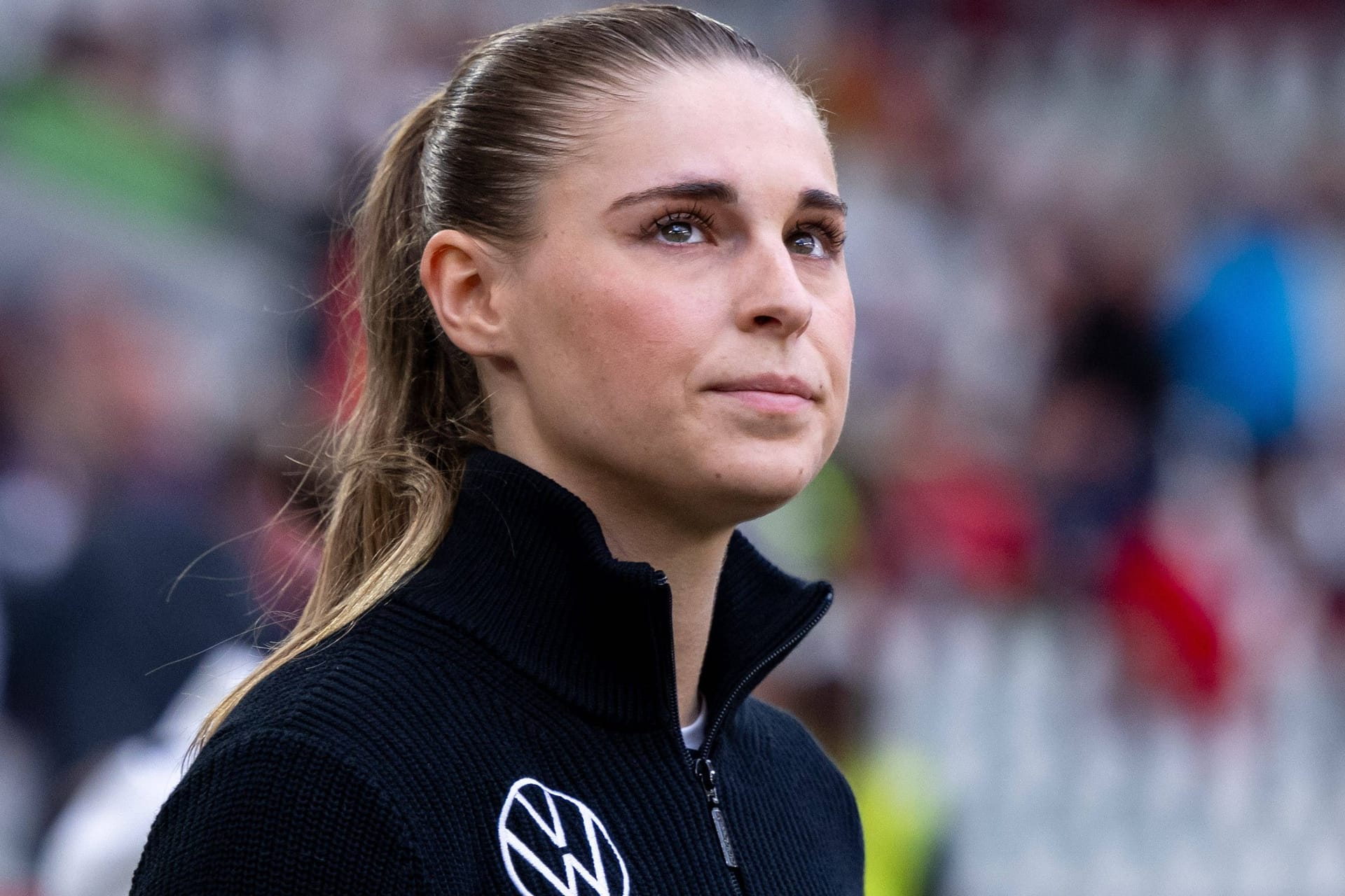 Jule Brand im Dress der Nationalmannschaft: Auf Vereinsebene wechselt die Mittelfeldspielerin nach drei Jahren die Farben.