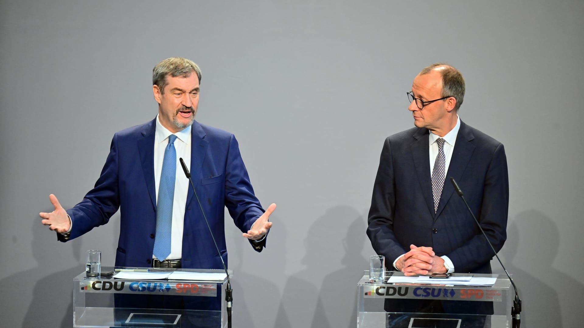 Markus Söder und Friedrich Merz