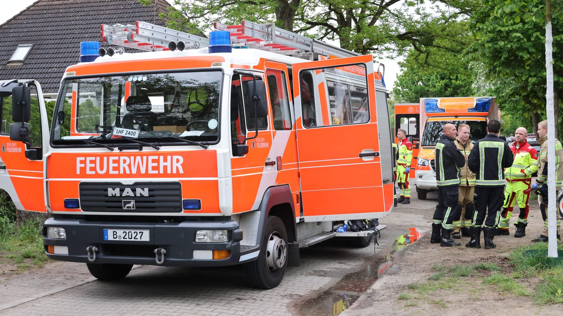 Einsatz in Heiligensee: Für zwei Menschen kam jede Hilfe zu spät.