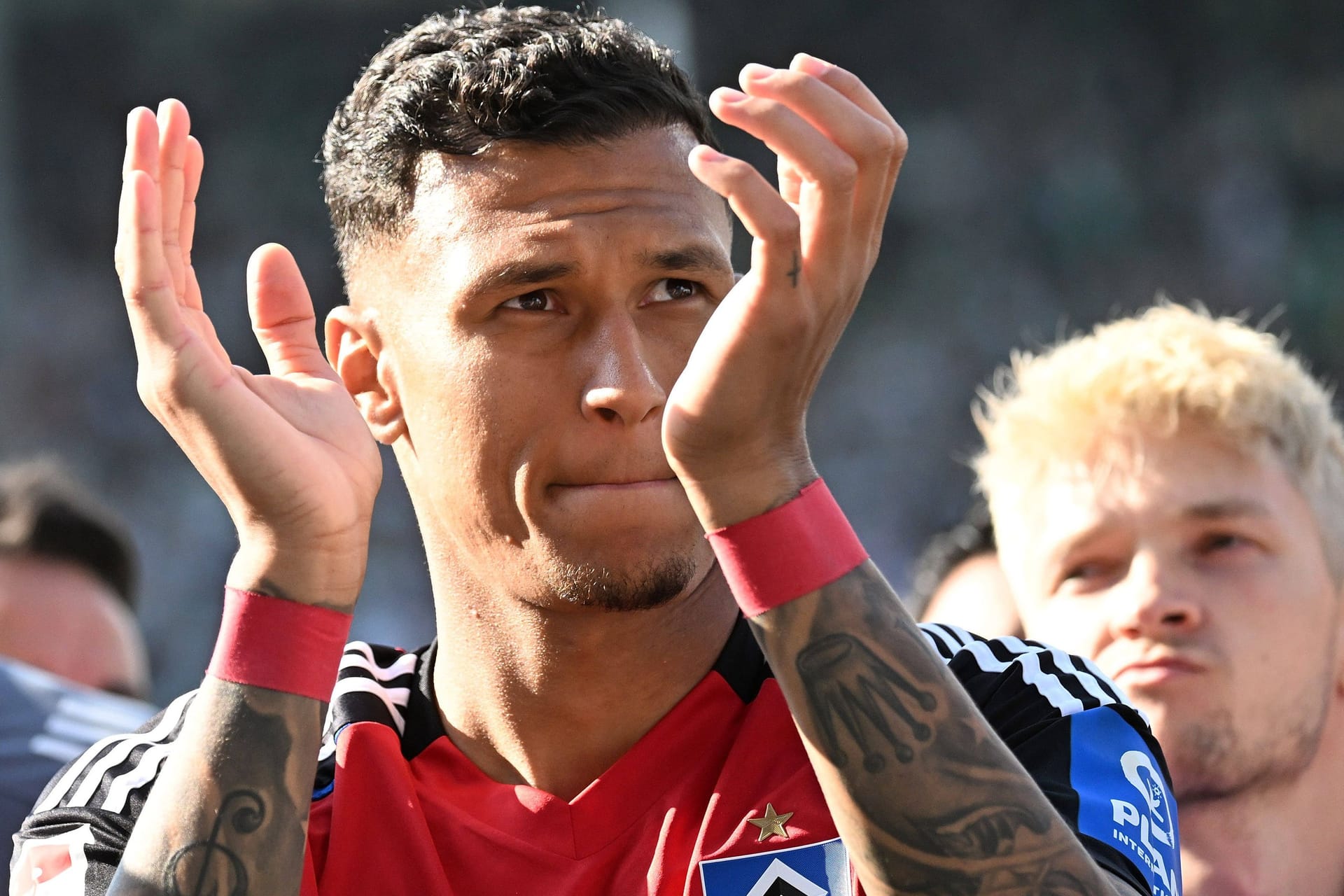 Davie Selke: Er wechselte erst vor der abgelaufenen Saison zum Hamburger SV. Davie Selke: Er wechselte erst vor der abgelaufenen Saison zum Hamburger SV.
