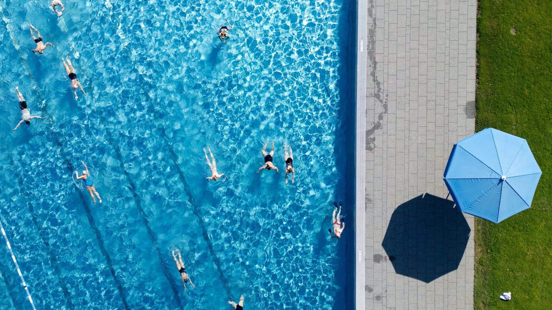 Auftakt der Freibadsaison in München