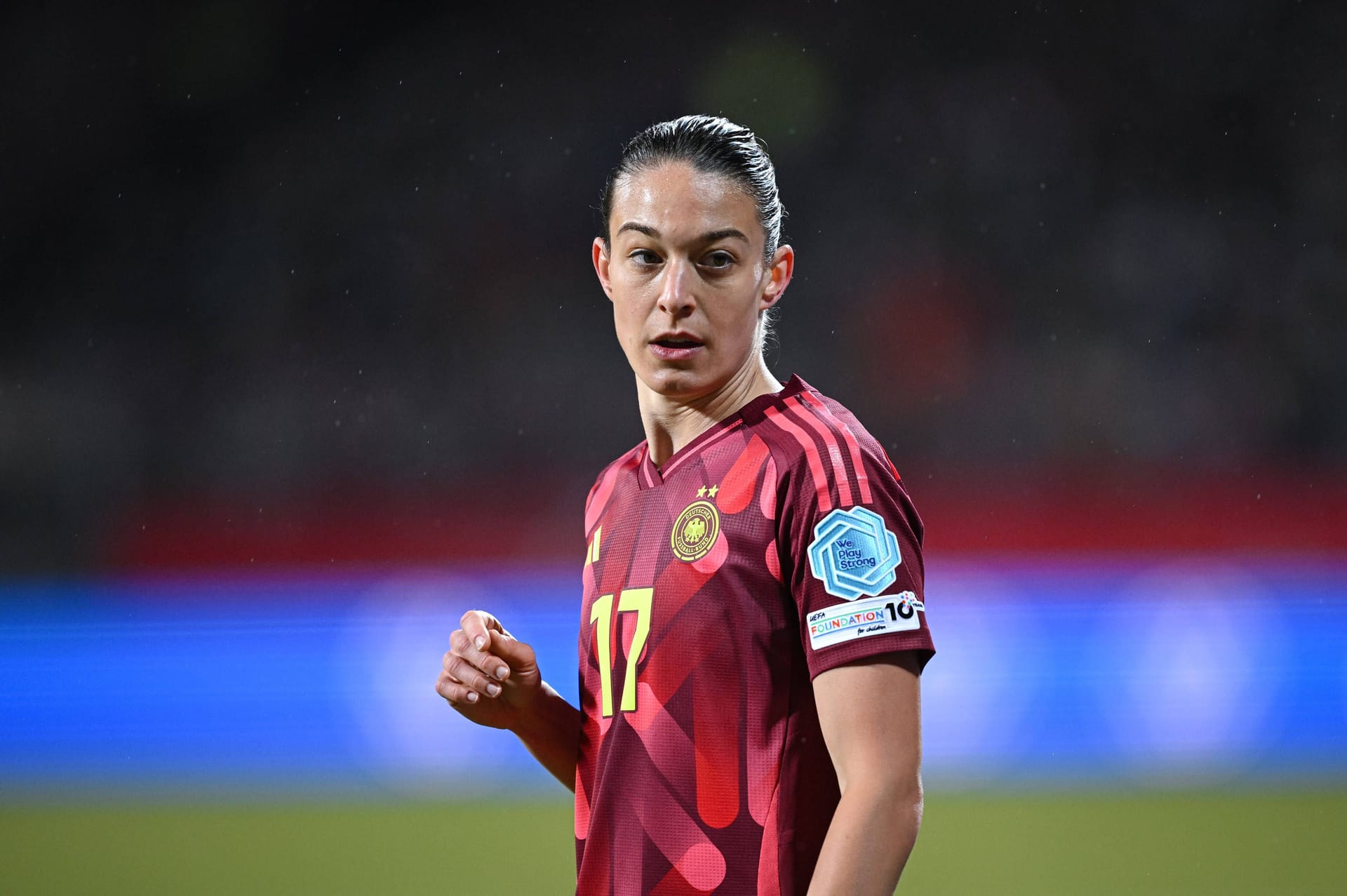 Felicitas Rauch stand noch im Februar für die deutsche Nationalmannschaft auf dem Platz.