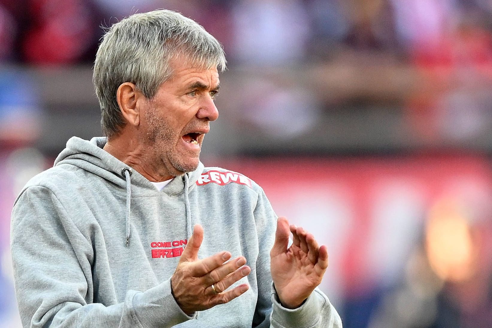 FC-Trainer Friedhelm Funkel (Archivfoto): Er ist voll auf das Saisonfinale konzentriert. FC-Trainer Friedhelm Funkel (Archivfoto): Er ist voll auf das Saisonfinale konzentriert.
