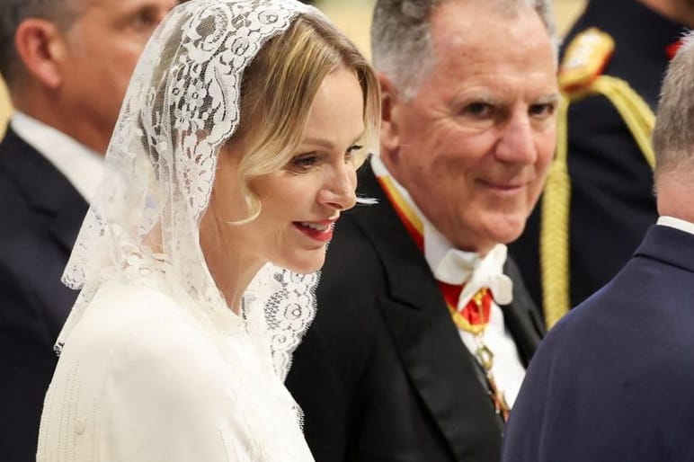 Fürstin Charlène und Fürst Albert: Das royale Paar nahm an der Amtseinführung von Papst Leo XIV. teil.