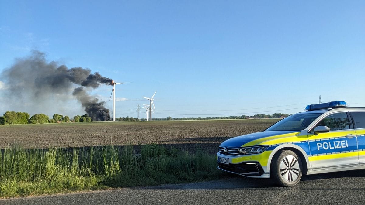 Aufgrund des trockenen Umfelds bestand die Gefahr eines Flächenbrands.