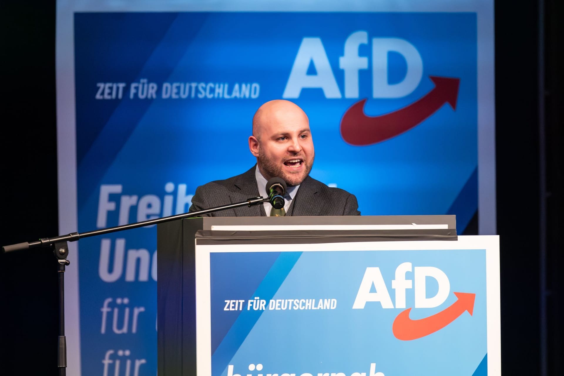 Wahlkampf-Auftaktveranstaltung der AfD Baden-Württemberg Wahlkampf-Auftaktveranstaltung der AfD Baden-Württemberg
