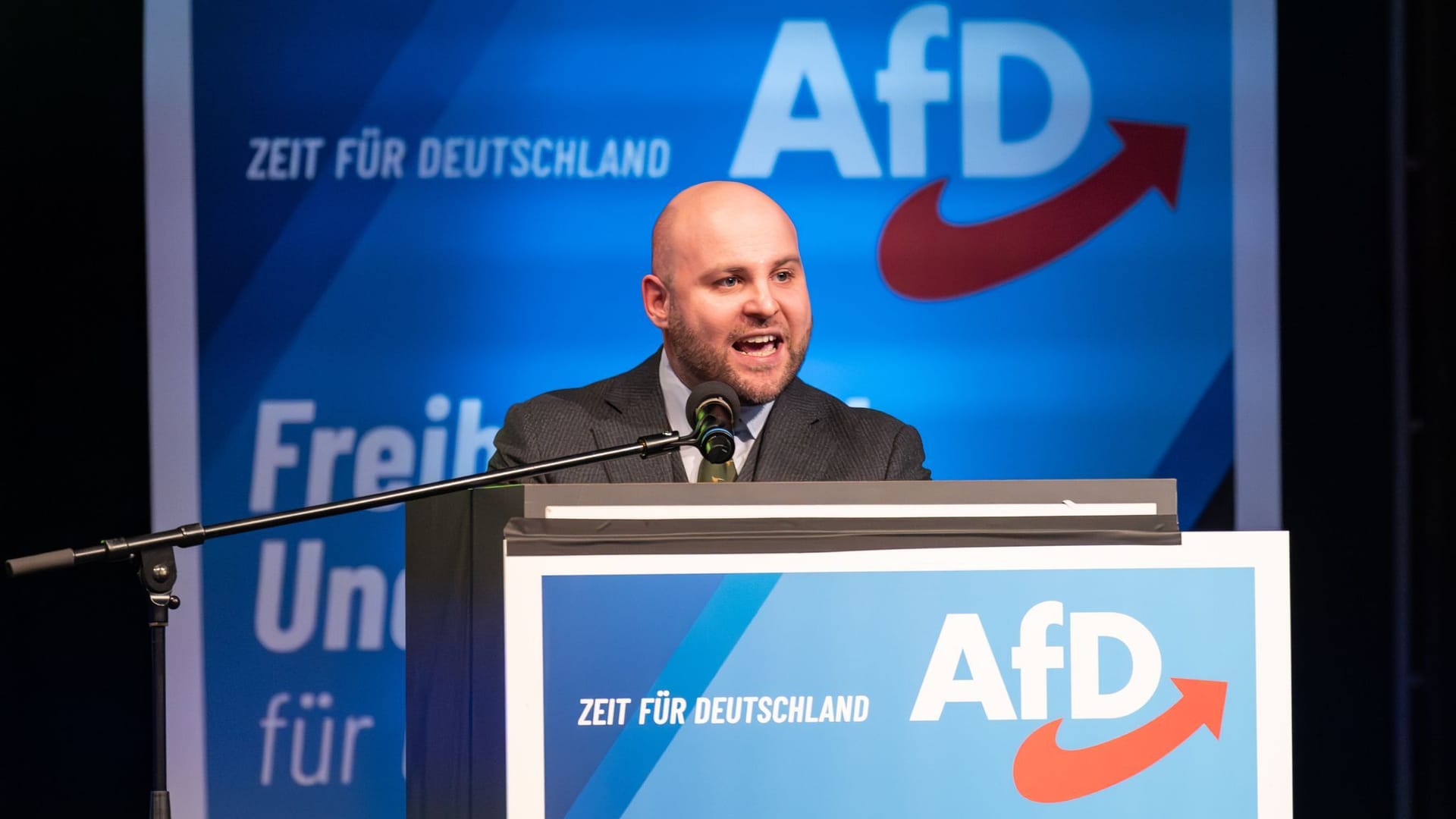 Wahlkampf-Auftaktveranstaltung der AfD Baden-Württemberg Wahlkampf-Auftaktveranstaltung der AfD Baden-Württemberg