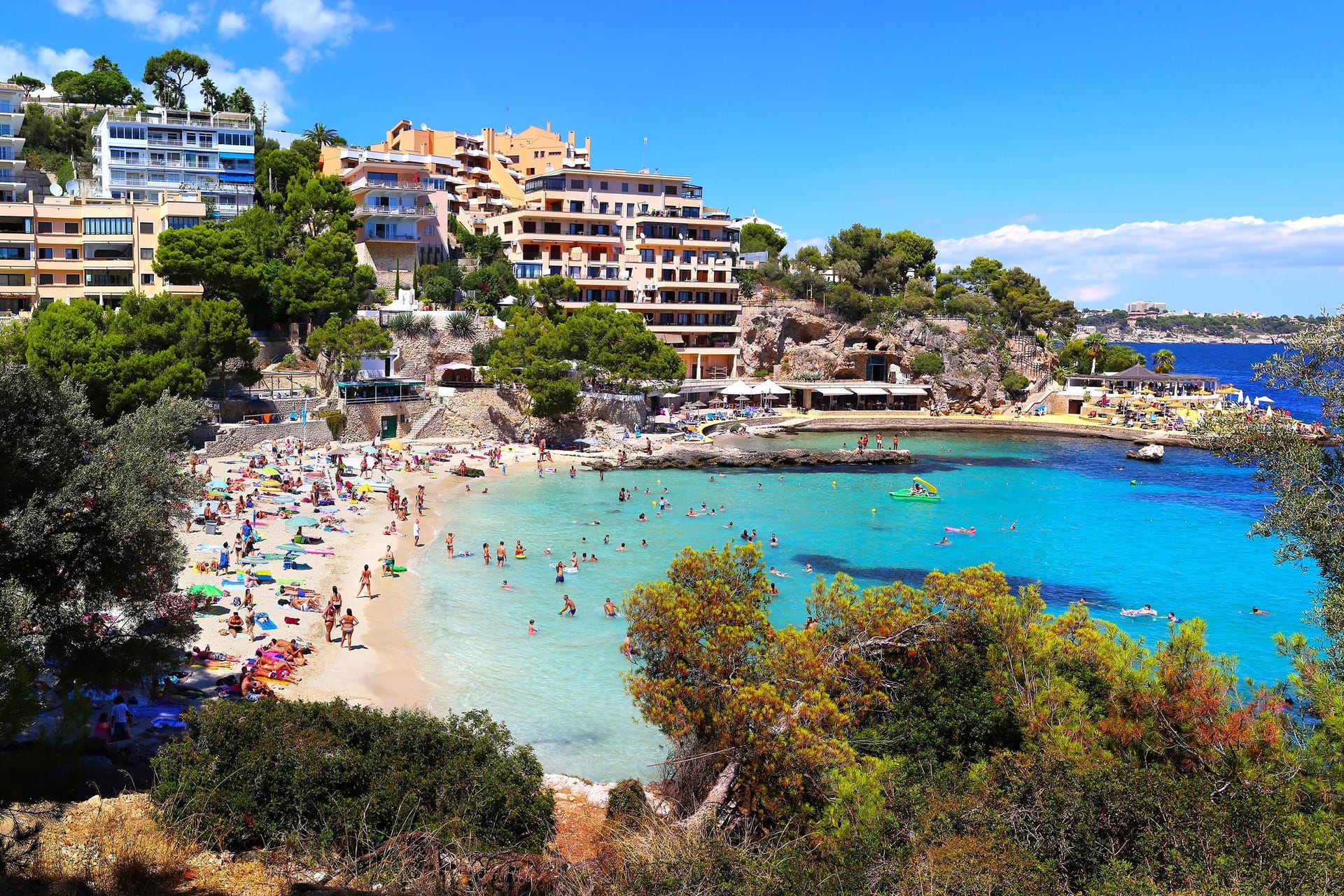 Strand in der Nähe von Palma de Mallorca