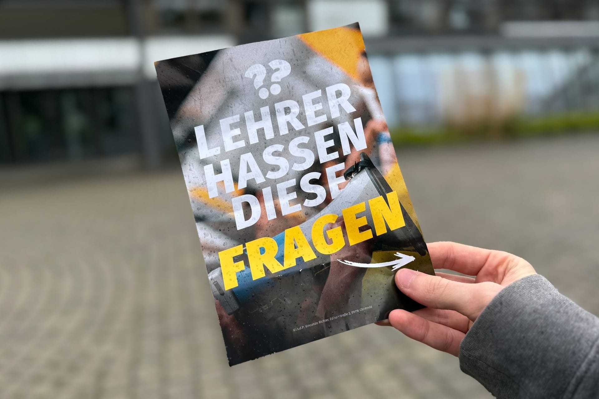 Flyer der Identitären Bewegung Flyer der Identitären Bewegung