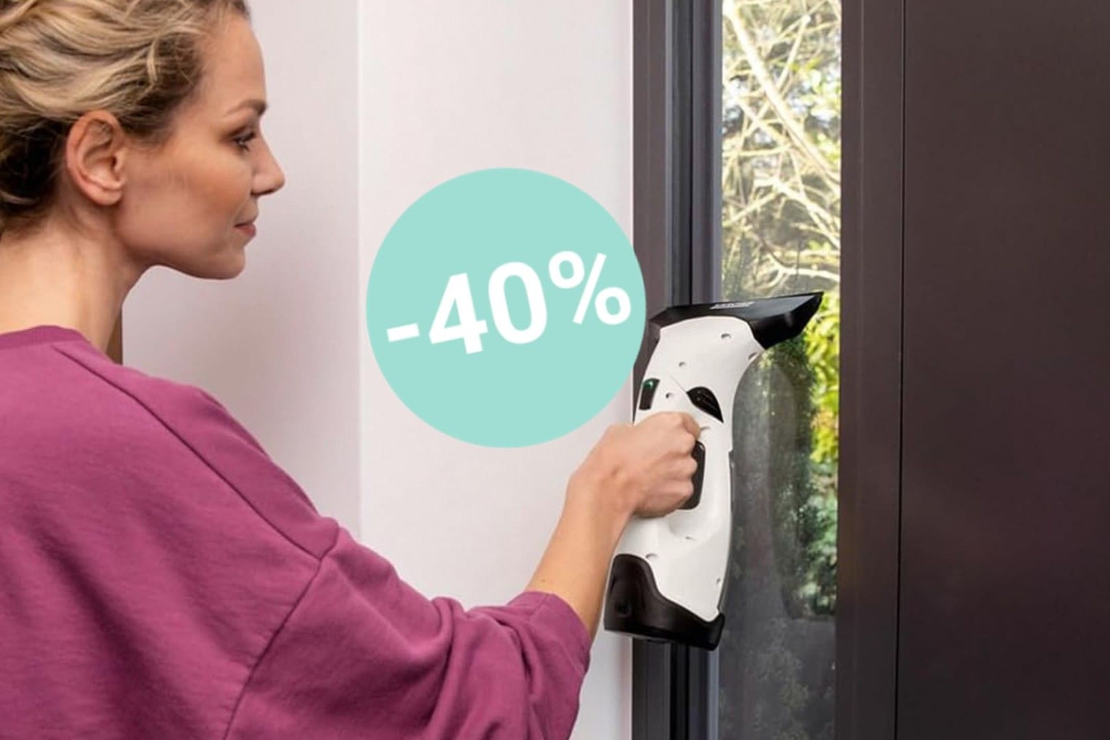 Der Kärcher-Fenstersauger sorgt für streifenfreie Fenster – und bei Amazon sparen Sie aktuell 40 Prozent.