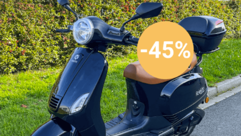 Dieser Elektroroller von Rolektro ist derzeit bei Aldi stark reduziert.