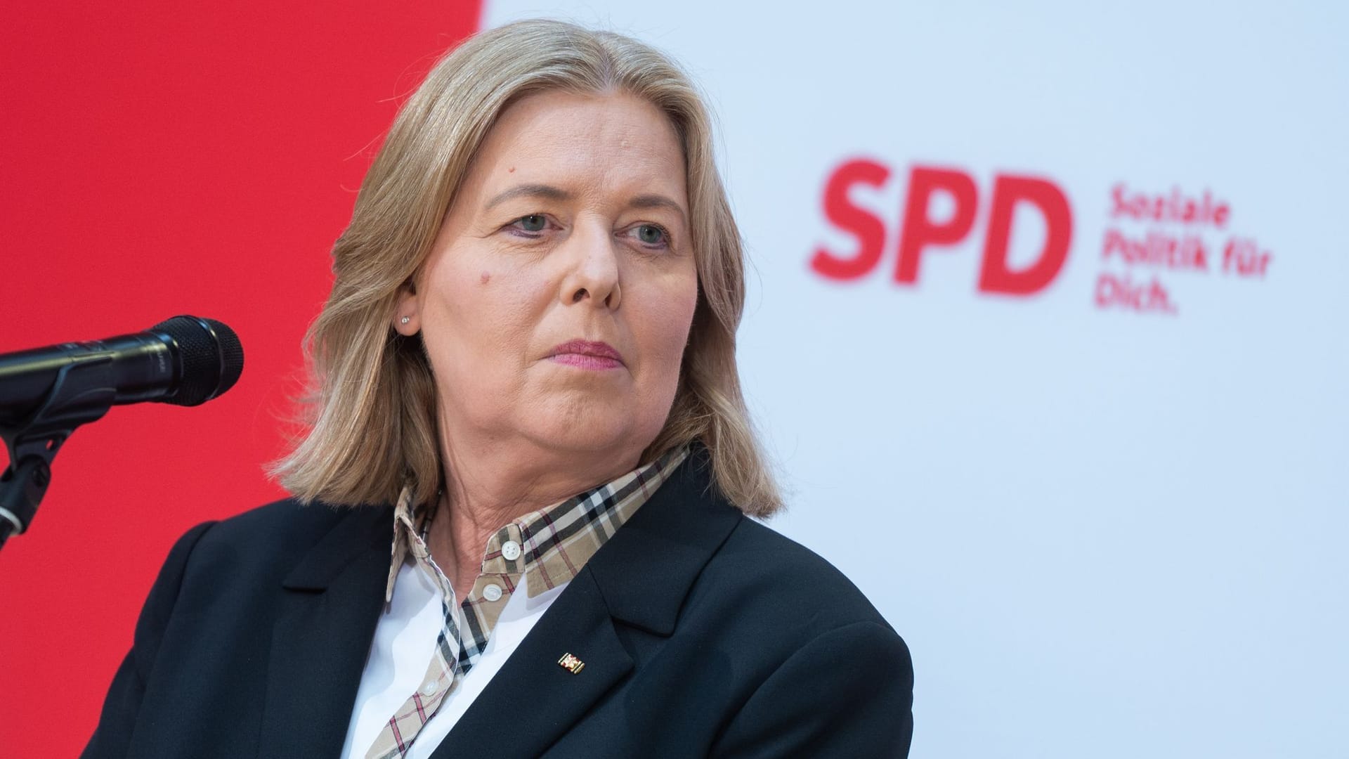 Gremiensitzung SPD - Pressekonferenz Bas