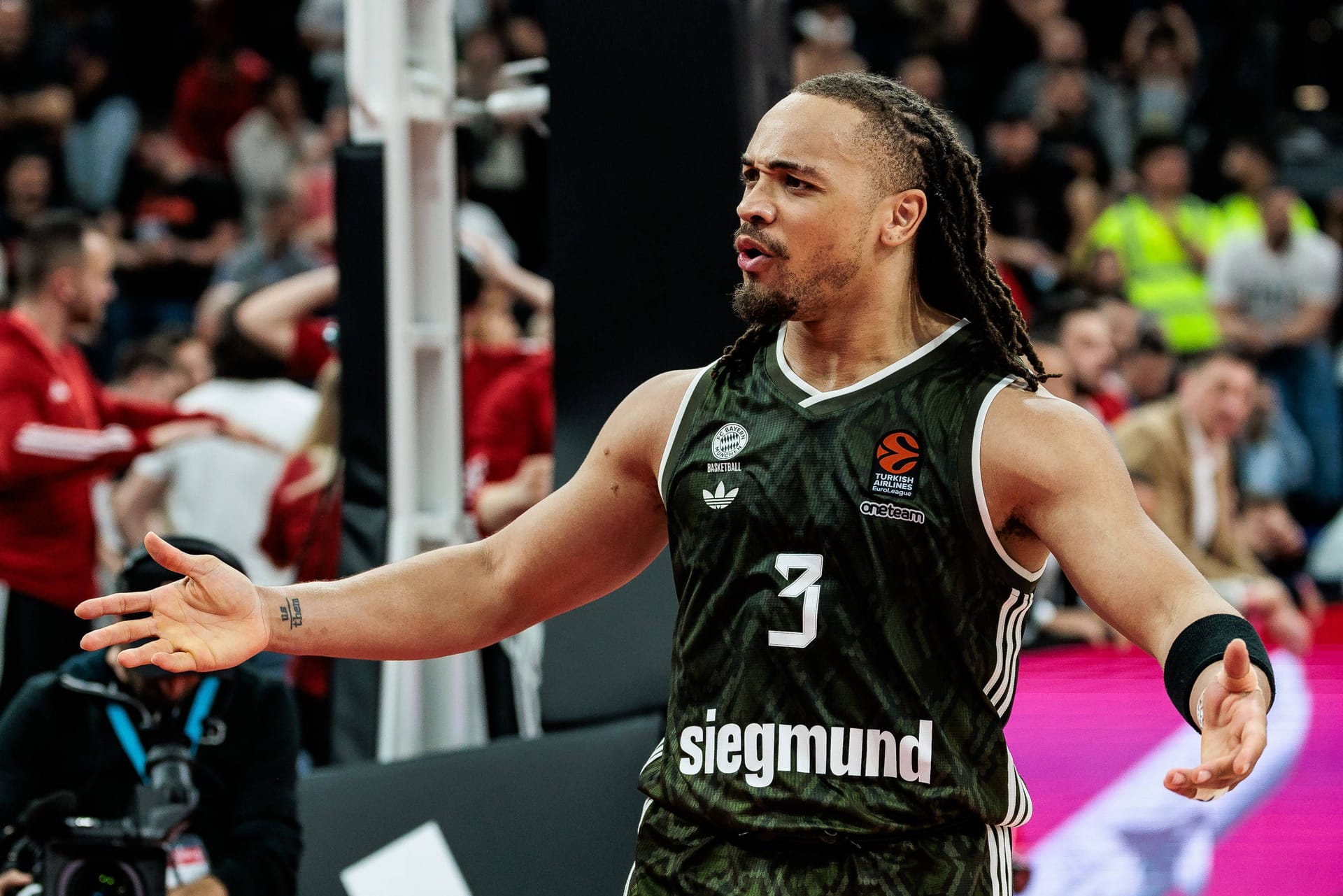 Carsen Edwards: Er fehlte den Bayern zuletzt verletzt.