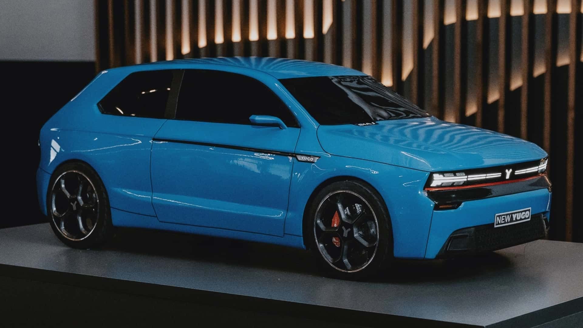 Kompakt, kantig, klassisch: So soll der neue Yugo aussehen.