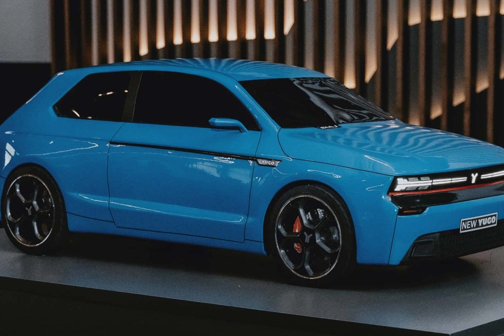 Kompakt, kantig, klassisch: So soll der neue Yugo aussehen.