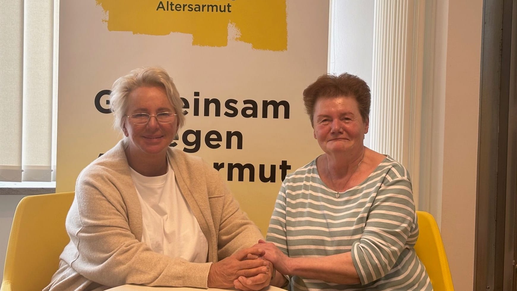 Vereinsgründerin Lydia Staltner (l.) und Annette Huber: Beide wünschen sich mehr Unterstützung vom Staat.