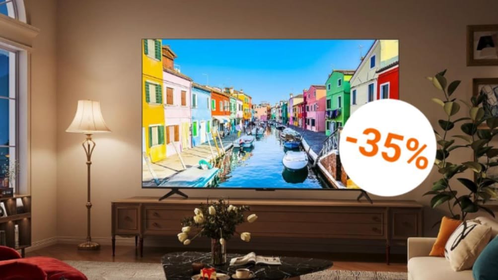 Kinofeeling für zu Hause: Der 55-Zoll-Fernseher von TCL bietet starke Bildqualität für nur rund 450 Euro – viel Gerät zum kleinen Preis.