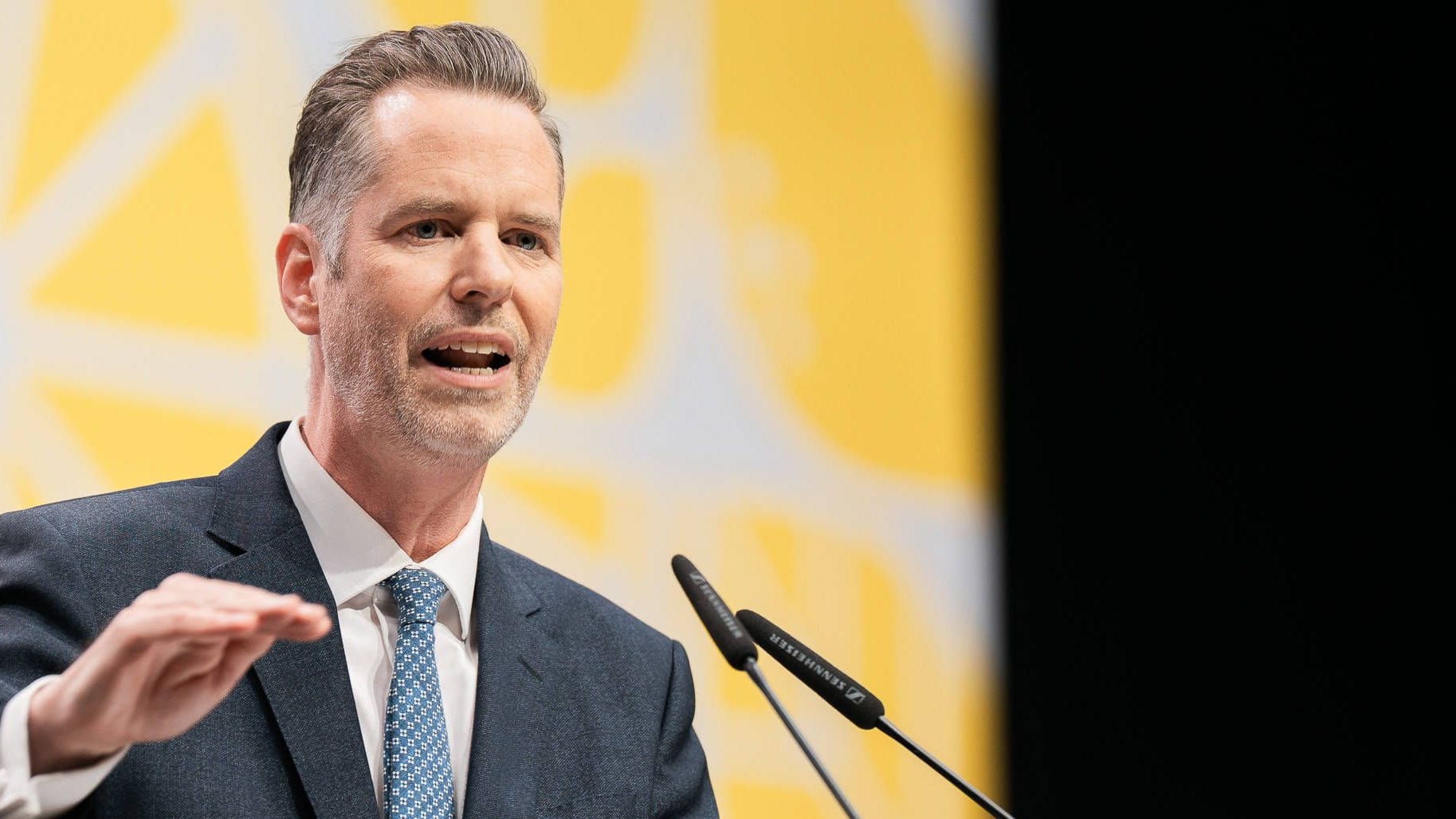Christian Dürr, neuer Vorsitzender der FDP: Er fordert Reformen, kritisiert aber vor allem die anderen Parteien.