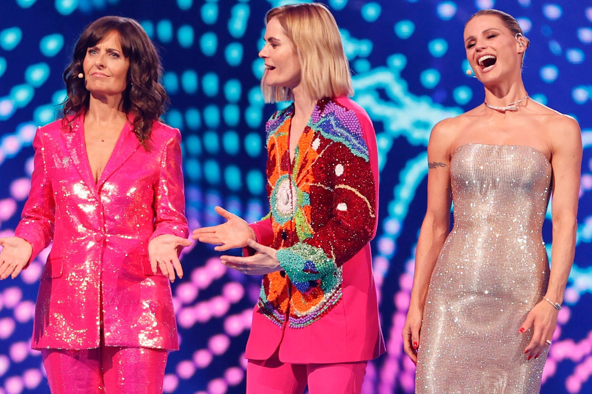 Sie haben den ESC moderiert: Sandra Studer, Hazel Brugger und Michelle Hunziker.