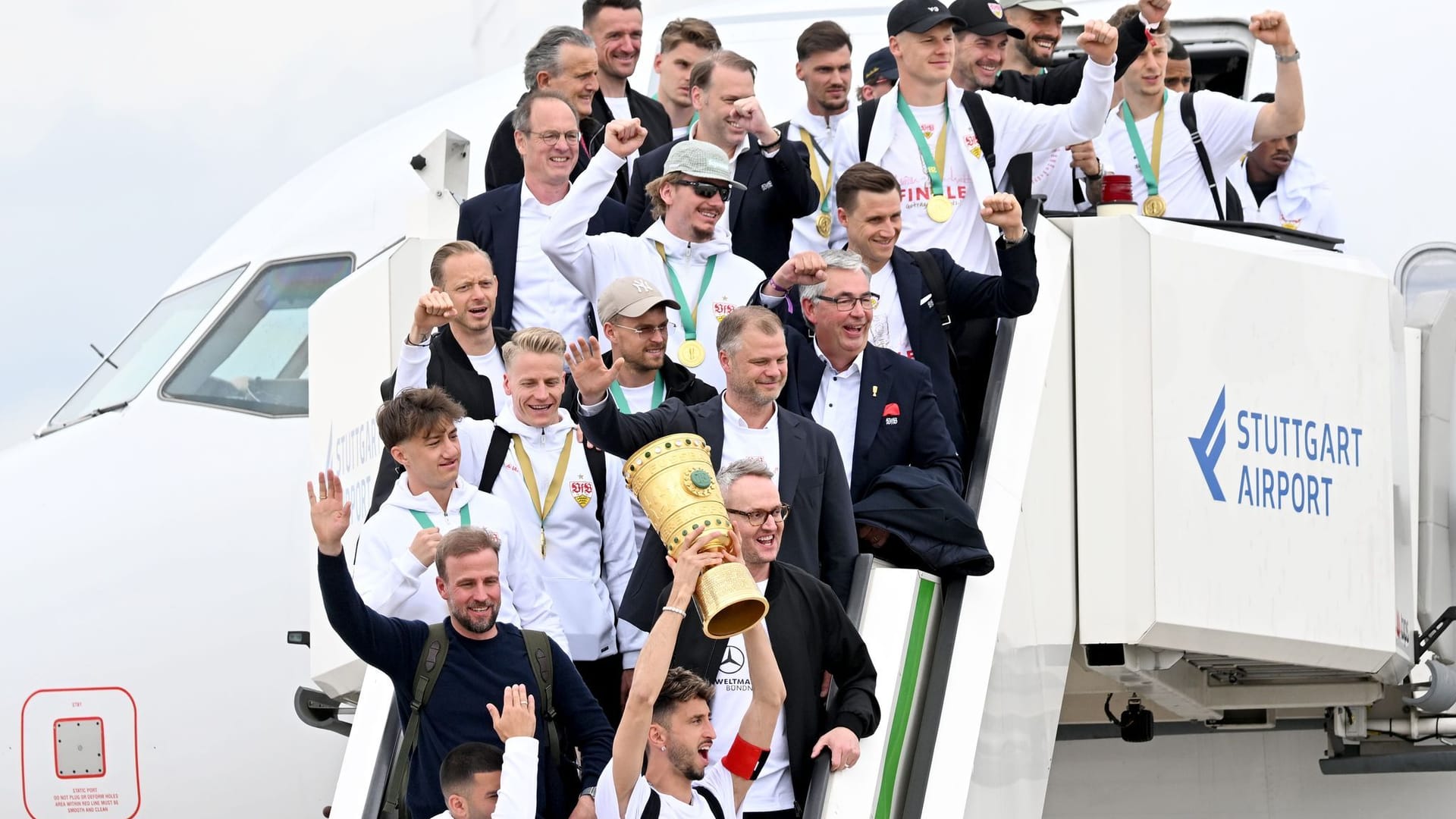 Nach dem DFB-Pokal Finale - VfB Stuttgart