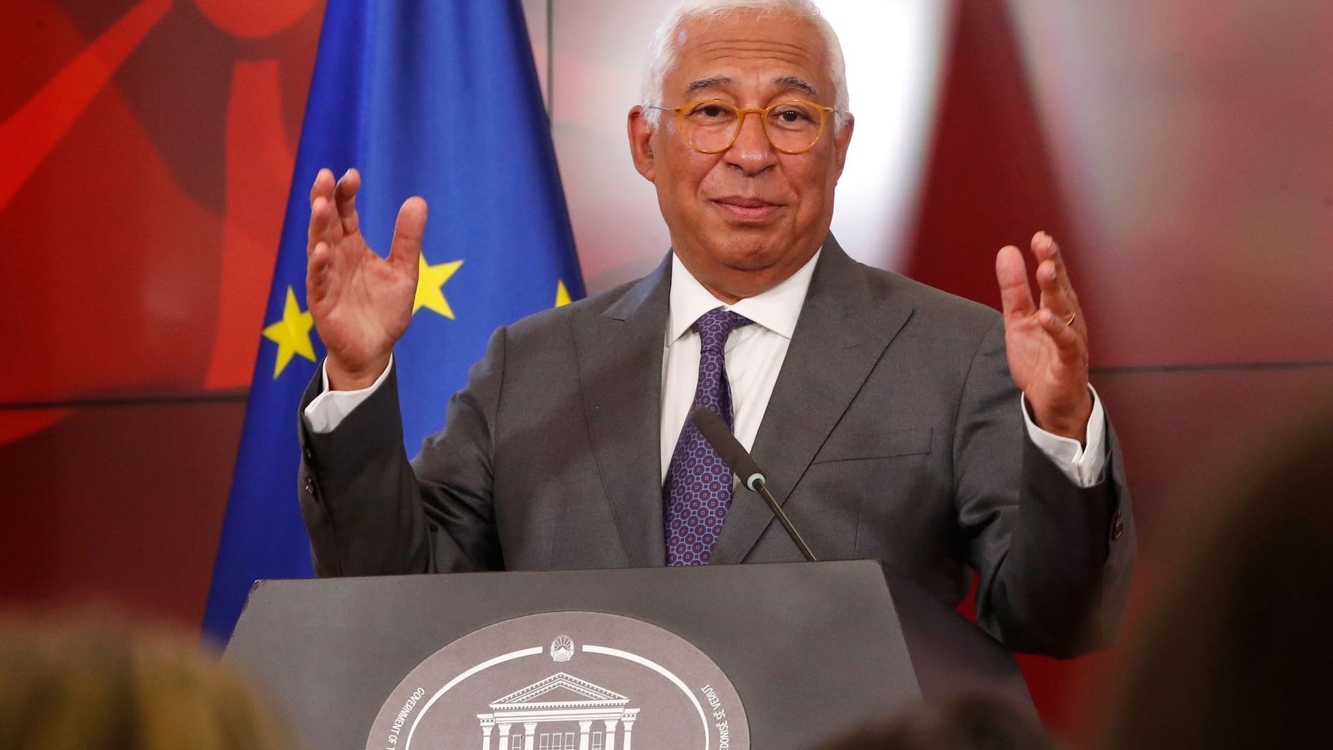EU-Ratspräsident Costa in Nordmazedonien