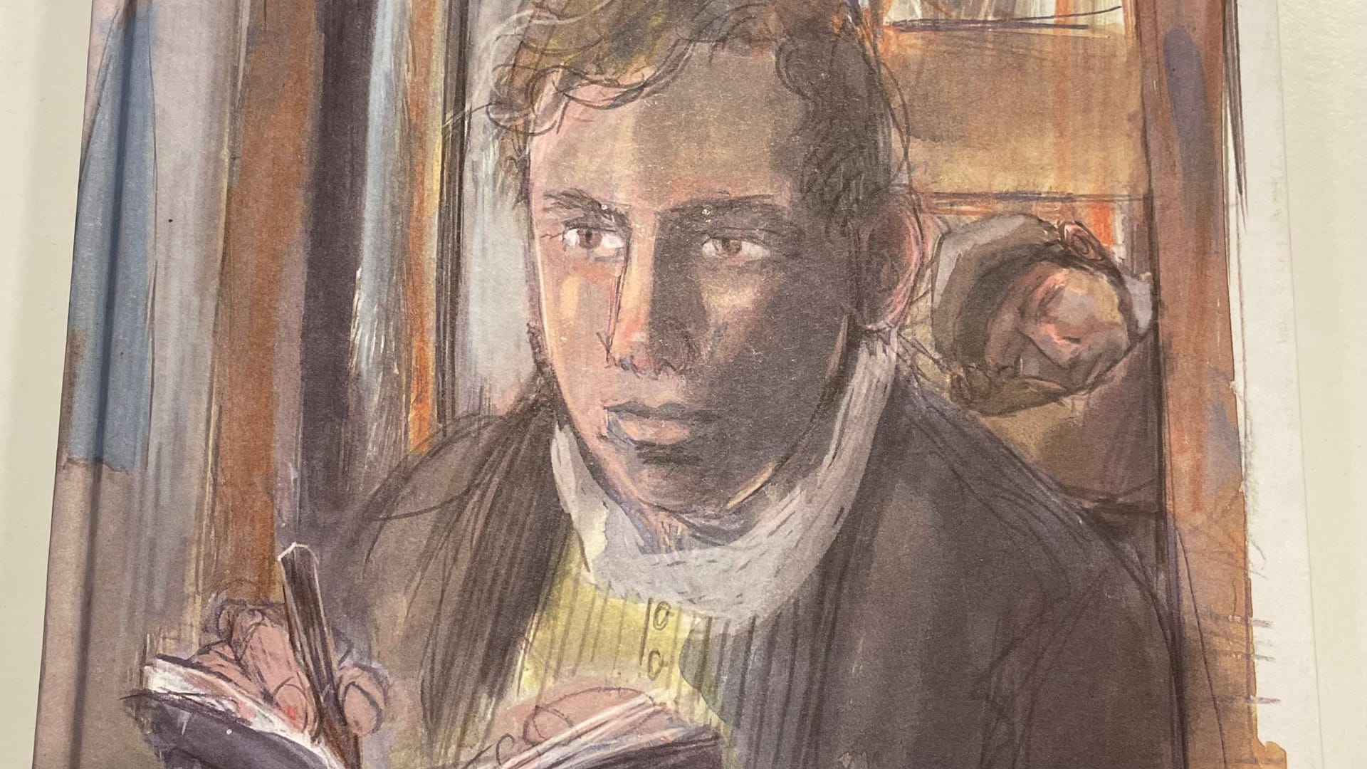 Jan Bazuin auf dem Cover der bei CH Beck erschienen Graphic Novel "Tagebuch eines Zwangsarbeiters".