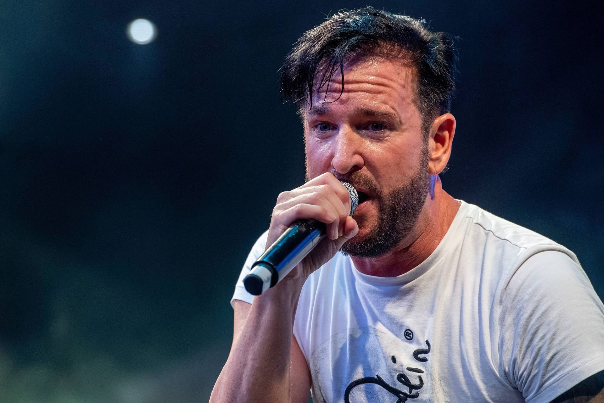 Michael Wendler: Der Schlagersänger trat vor einigen hundert Leuten auf.