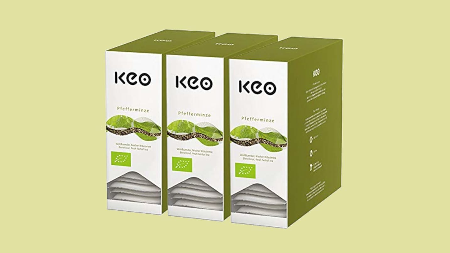 Keo Teachamp Pfefferminze – BIO: Bestimmte Chargen des Tees werden zurückgerufen.