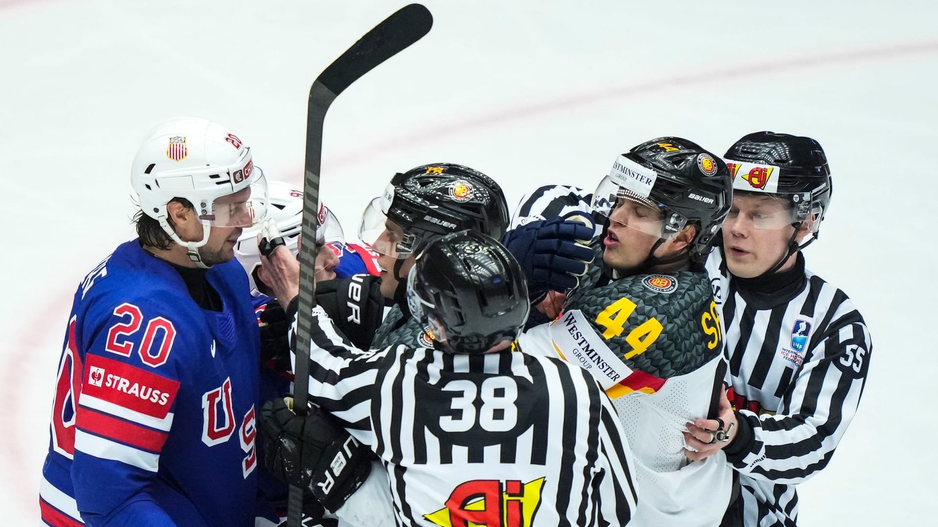 Eishockey-WM: USA - Deutschland