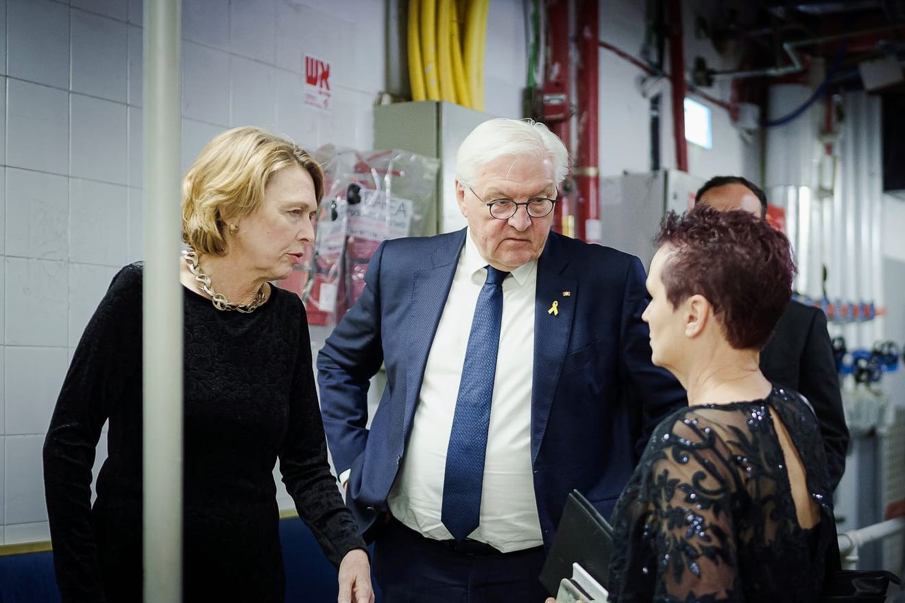 Bundespräsident Steinmeier in Israel - Raketenalarm