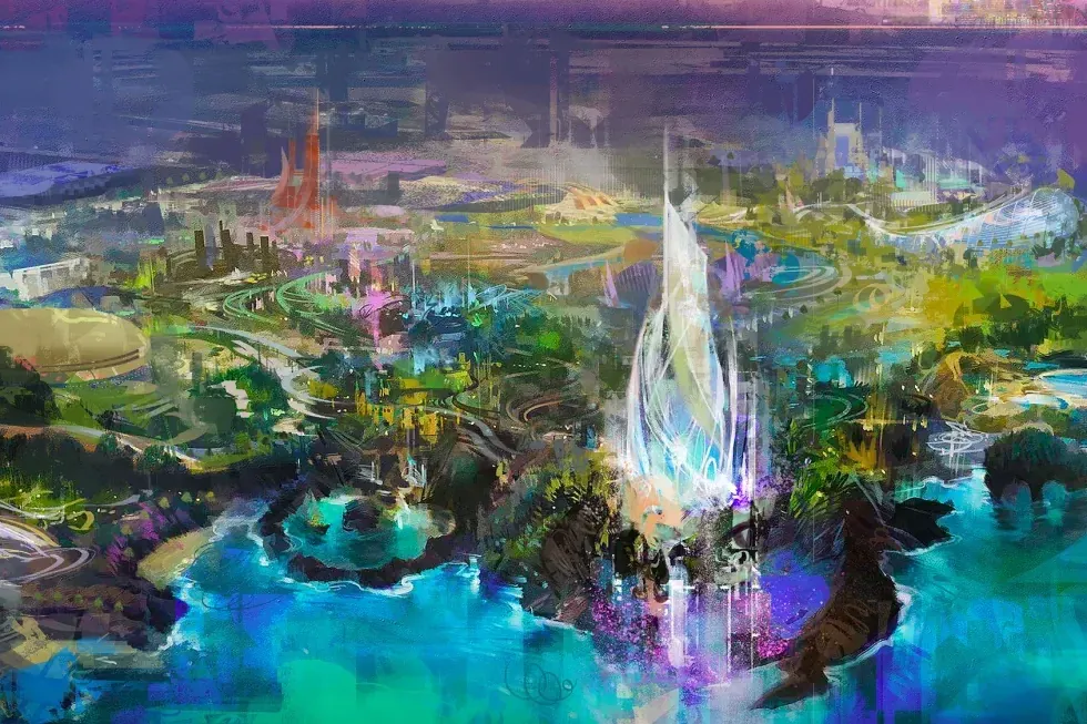Eine erste Anmutung des Projekts: Die Walt Disney Company und das Unternehmen Miral aus Abu Dhabi haben die Vereinbarung getroffen, einen Disney-Themenpark-Resort in Abu Dhabi zu errichten.