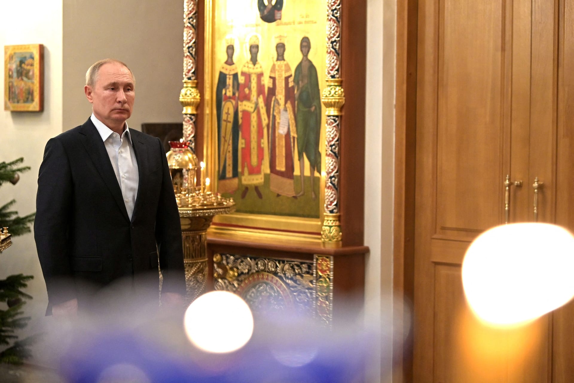 Auch in seiner Residenz in Nowo-Ogarjowo, am Stadtrand von Moskau, besitzt Putin eine orthodoxe Hauskirche (Archivbild).