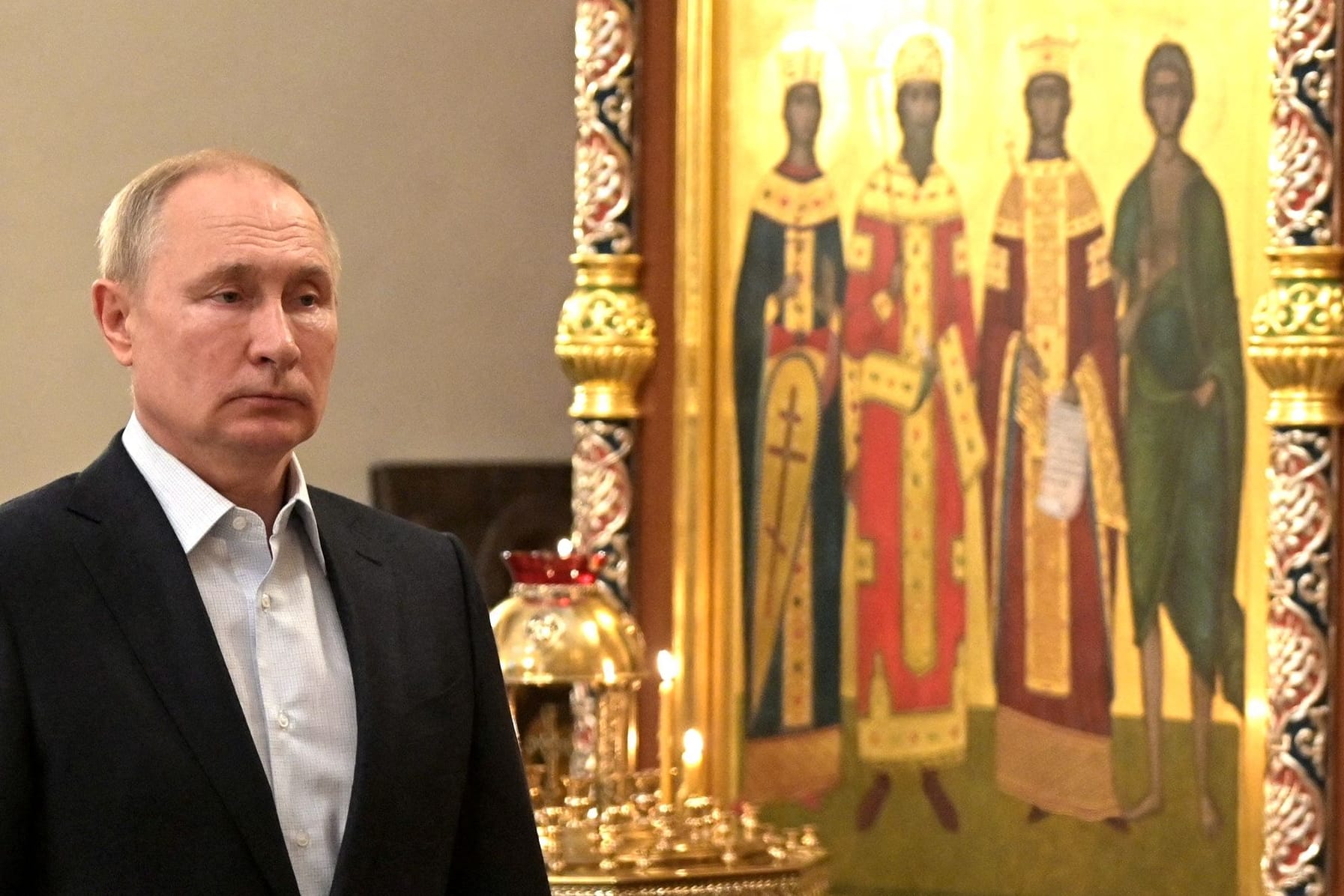 Auch in seiner Residenz in Nowo-Ogarjowo, am Stadtrand von Moskau, besitzt Putin eine orthodoxe Hauskirche (Archivbild).