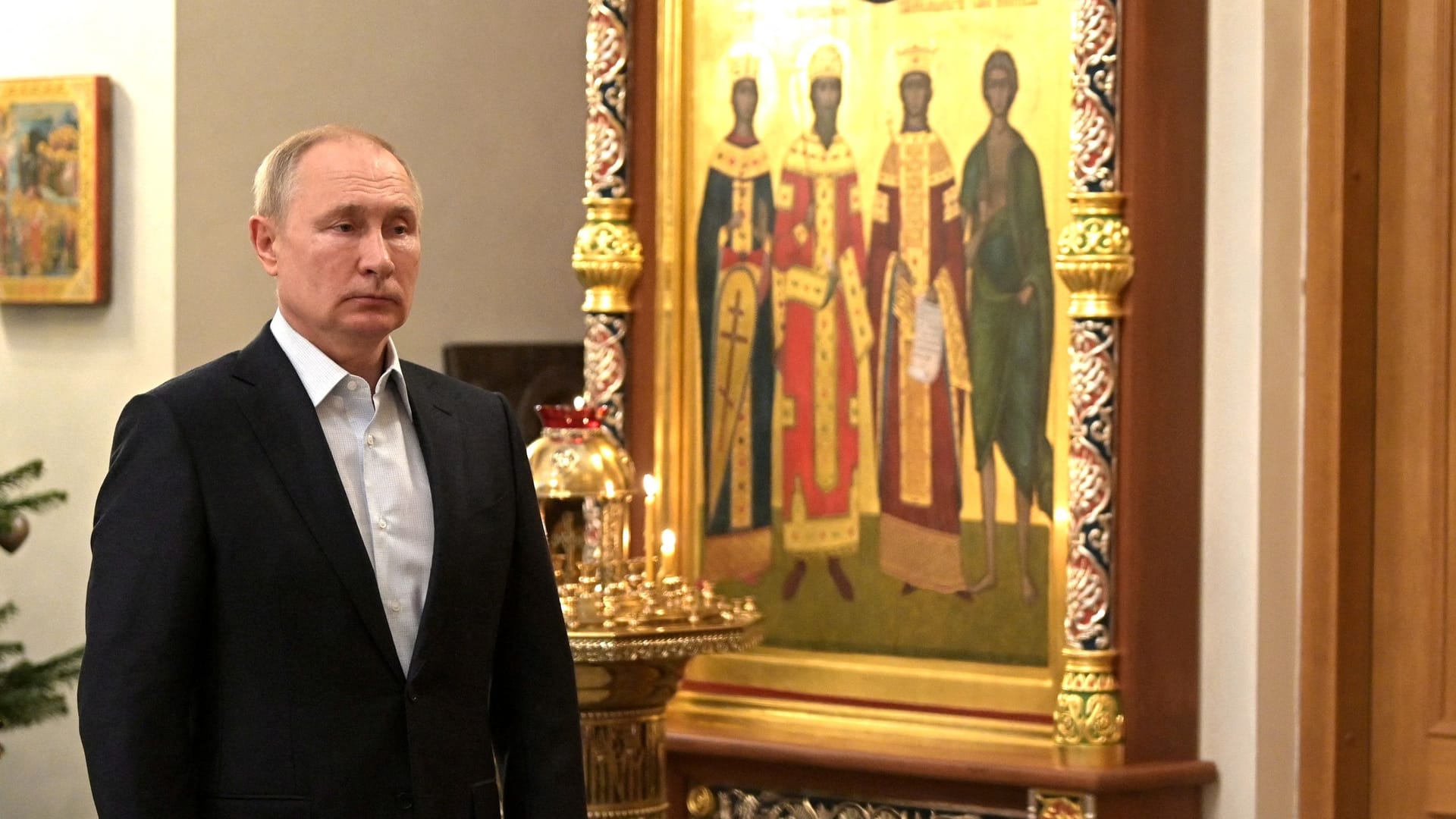 Auch in seiner Residenz in Nowo-Ogarjowo, am Stadtrand von Moskau, besitzt Putin eine orthodoxe Hauskirche (Archivbild). Auch in seiner Residenz in Nowo-Ogarjowo, am Stadtrand von Moskau, besitzt Putin eine orthodoxe Hauskirche (Archivbild).