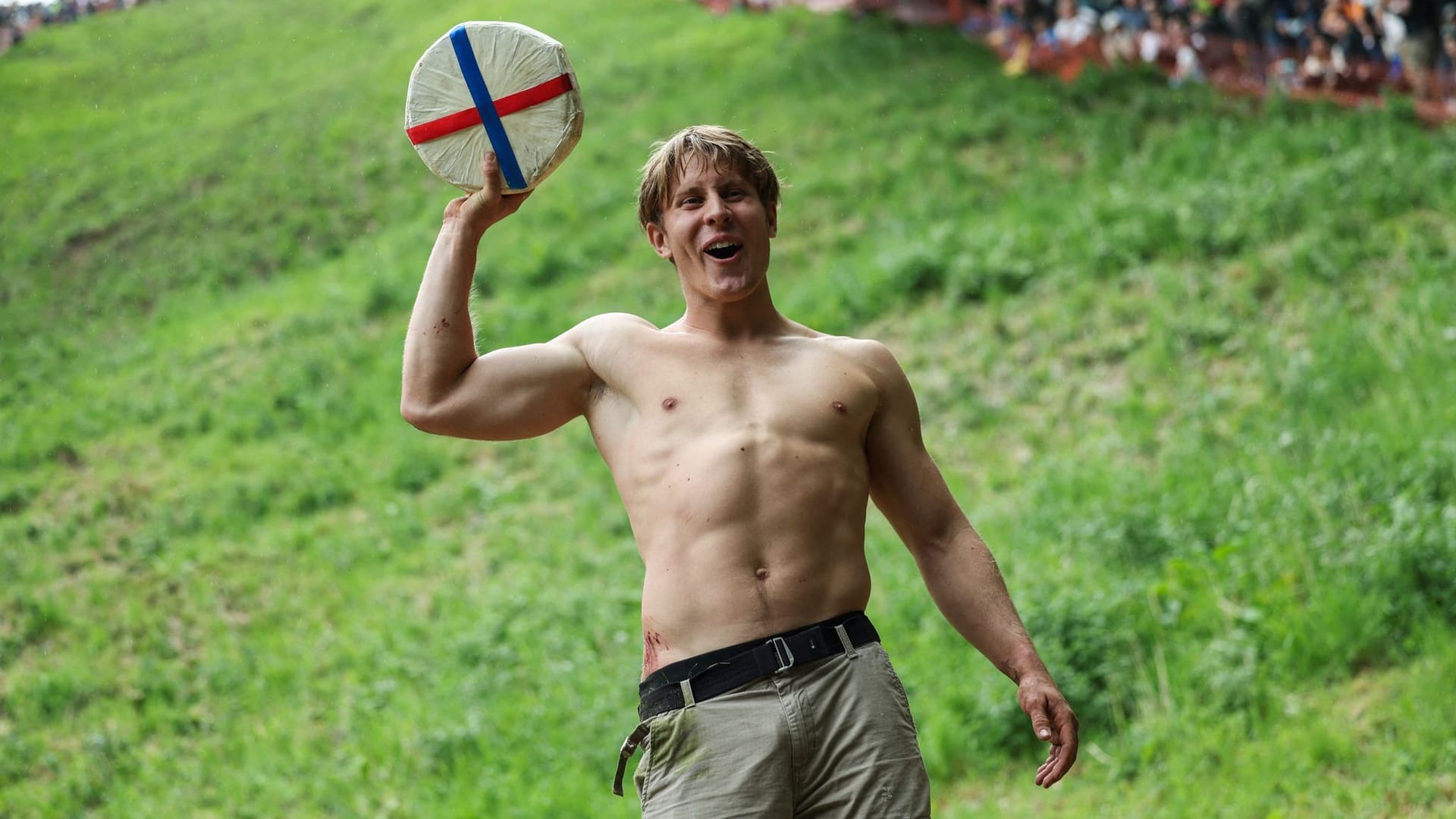 Cooper's Hill Cheese-Rolling and Wake competition, near Brockworth