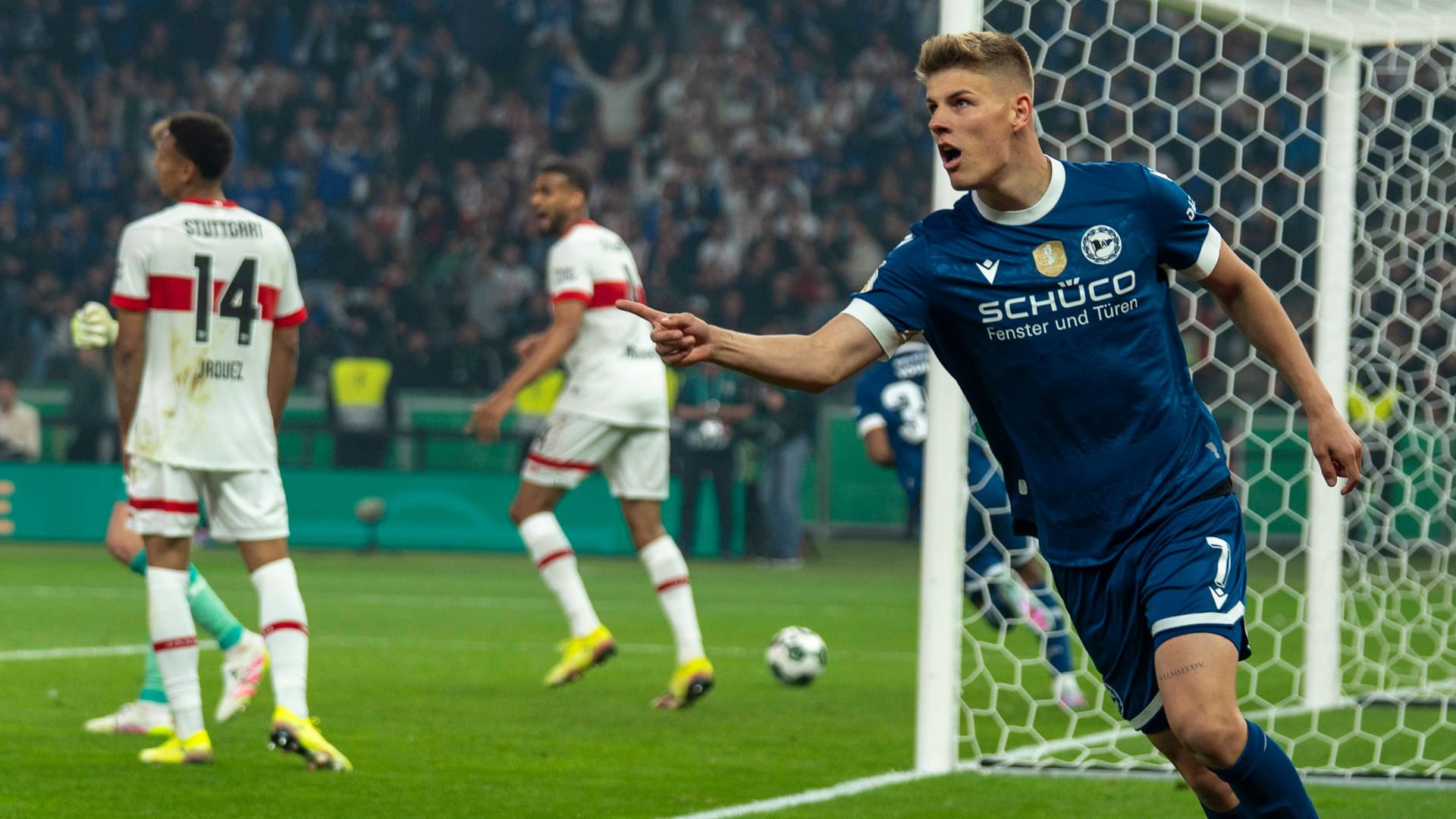 Julian Kania erzielte das erste Bielefelder Tor.