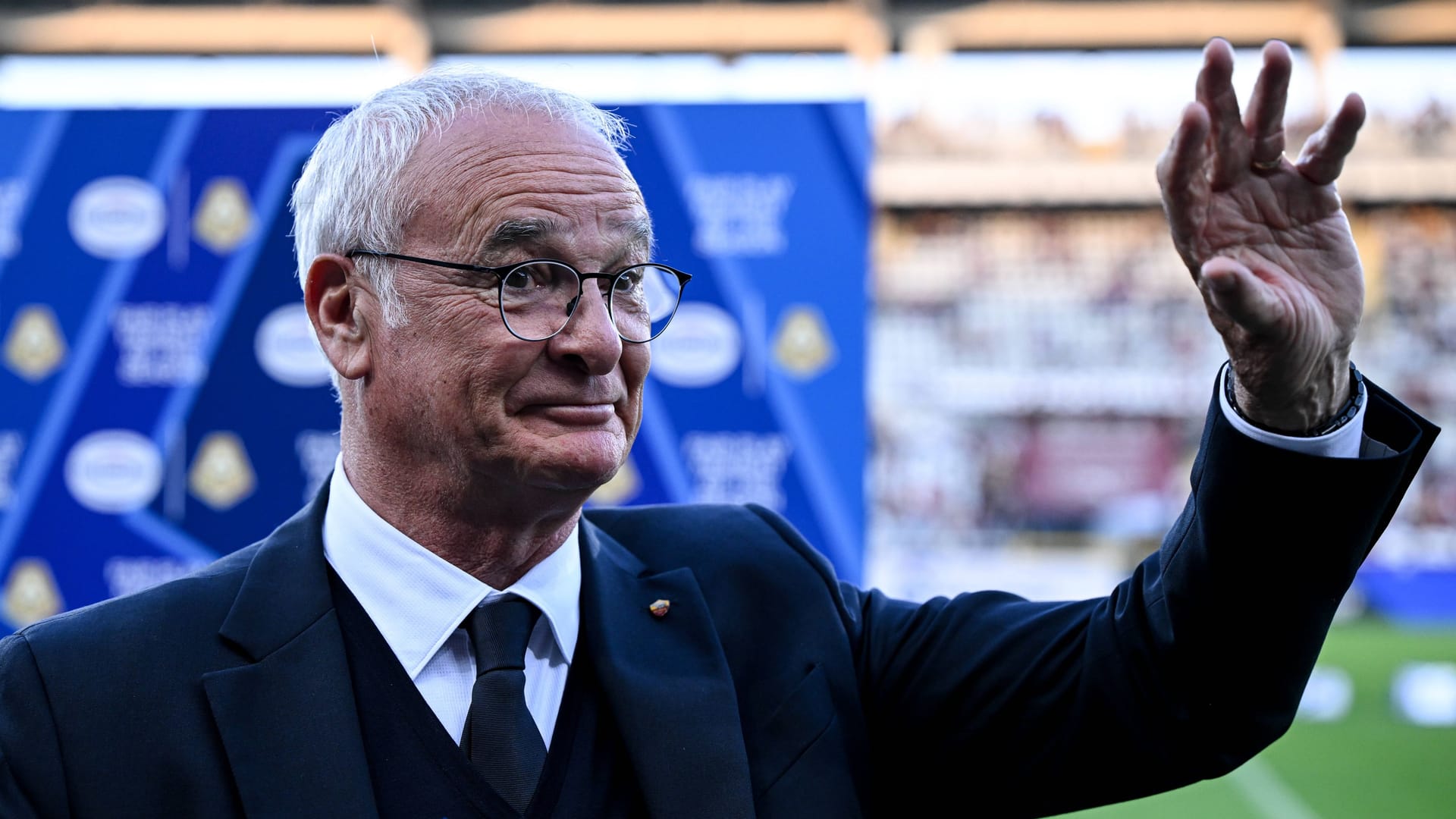 Auch Roms Trainer Claudio Ranieri verabschiedete sich am Sonntag.