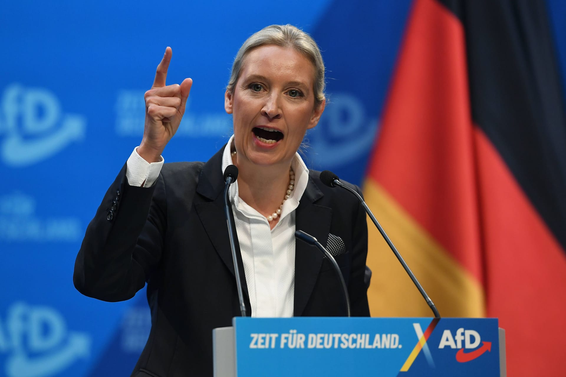 Alice Weidel, Bundesvorsitzende der AfD: Die Partei der Wahlschweizerin gilt nun als gesichert rechtsextremistisch.