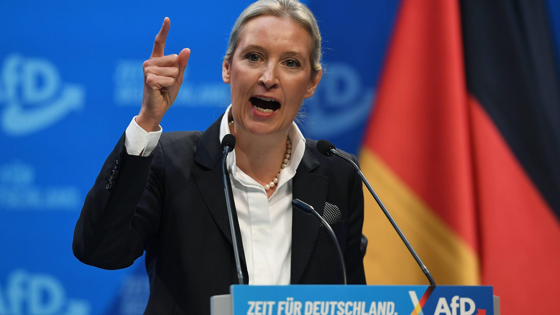 Alice Weidel, Bundesvorsitzende der AfD: Die Partei der Wahlschweizerin gilt nun als gesichert rechtsextremistisch. Alice Weidel, Bundesvorsitzende der AfD: Die Partei der Wahlschweizerin gilt nun als gesichert rechtsextremistisch.
