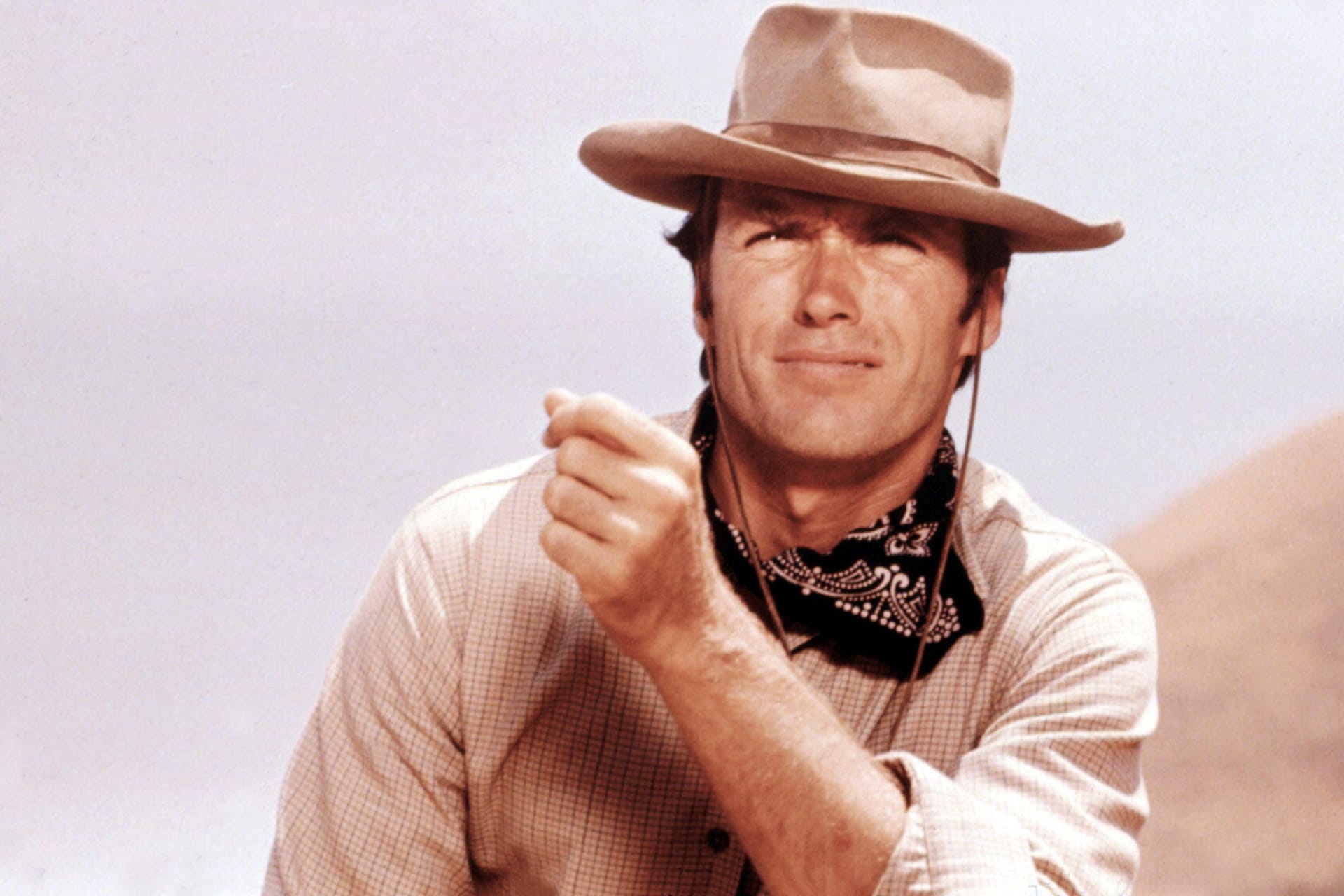 Clint Eastwood in seiner Rolle als Cowboy in "Rawhide".