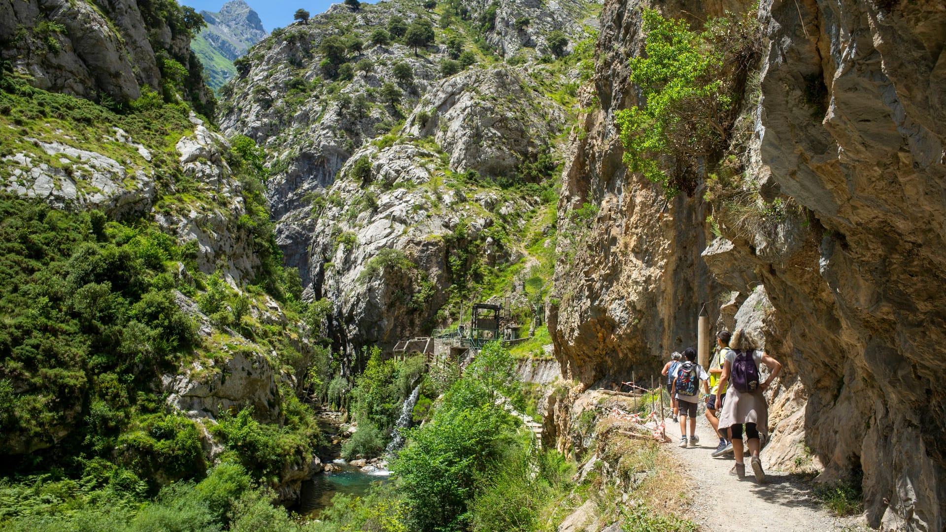 Der Cares-Trail: Die Wanderroute ist unter Wanderern sehr beliebt.