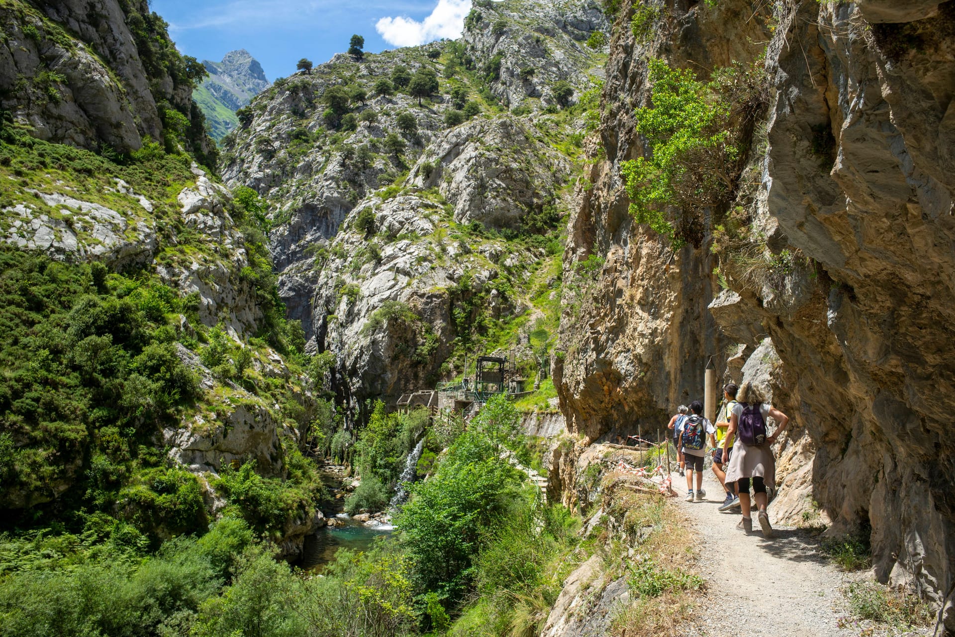 Der Cares-Trail: Die Wanderroute ist unter Wanderern sehr beliebt.