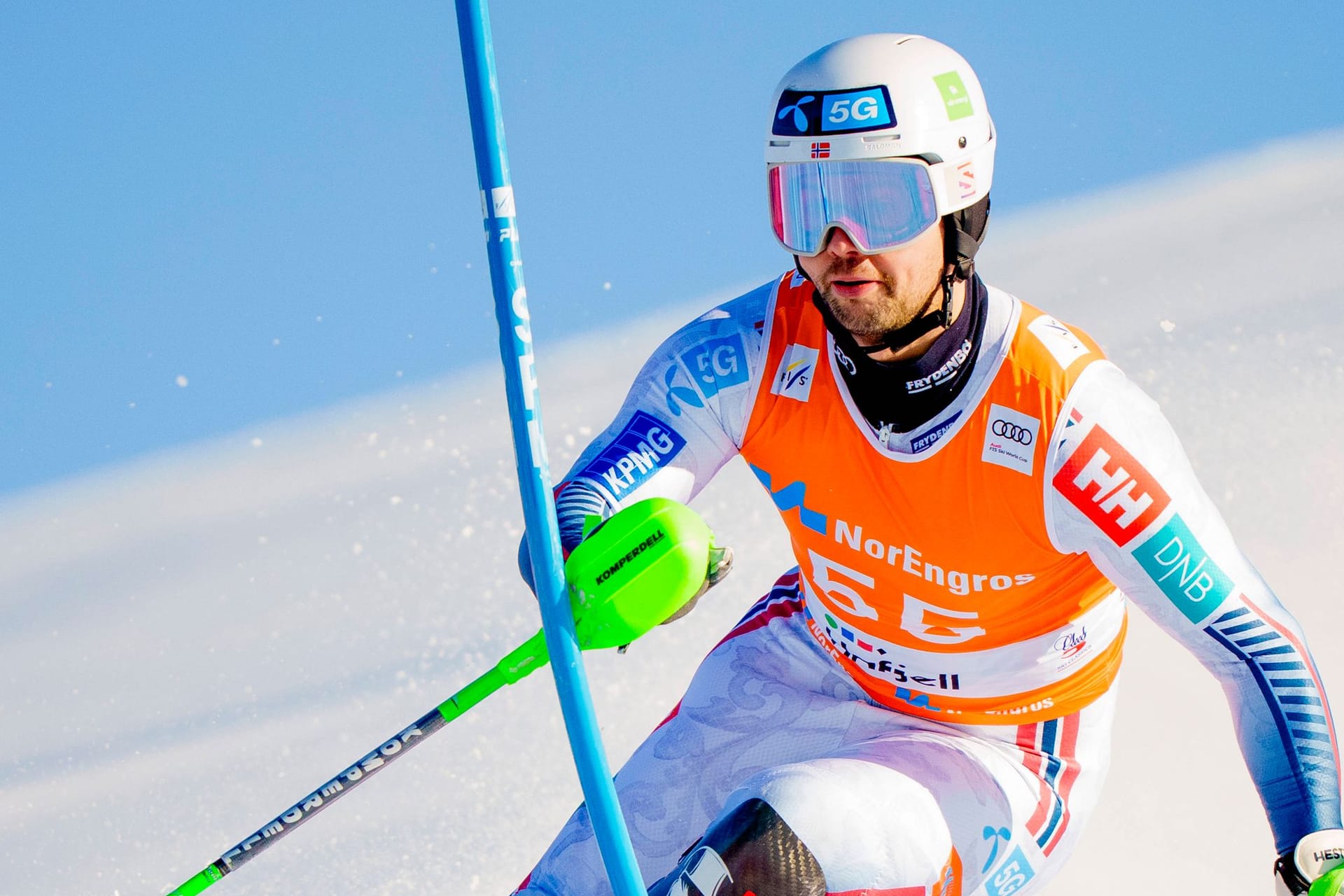 Sebastian-Foss Solevåg: 2021 krönte er sich zum Slalom-Weltmeister.